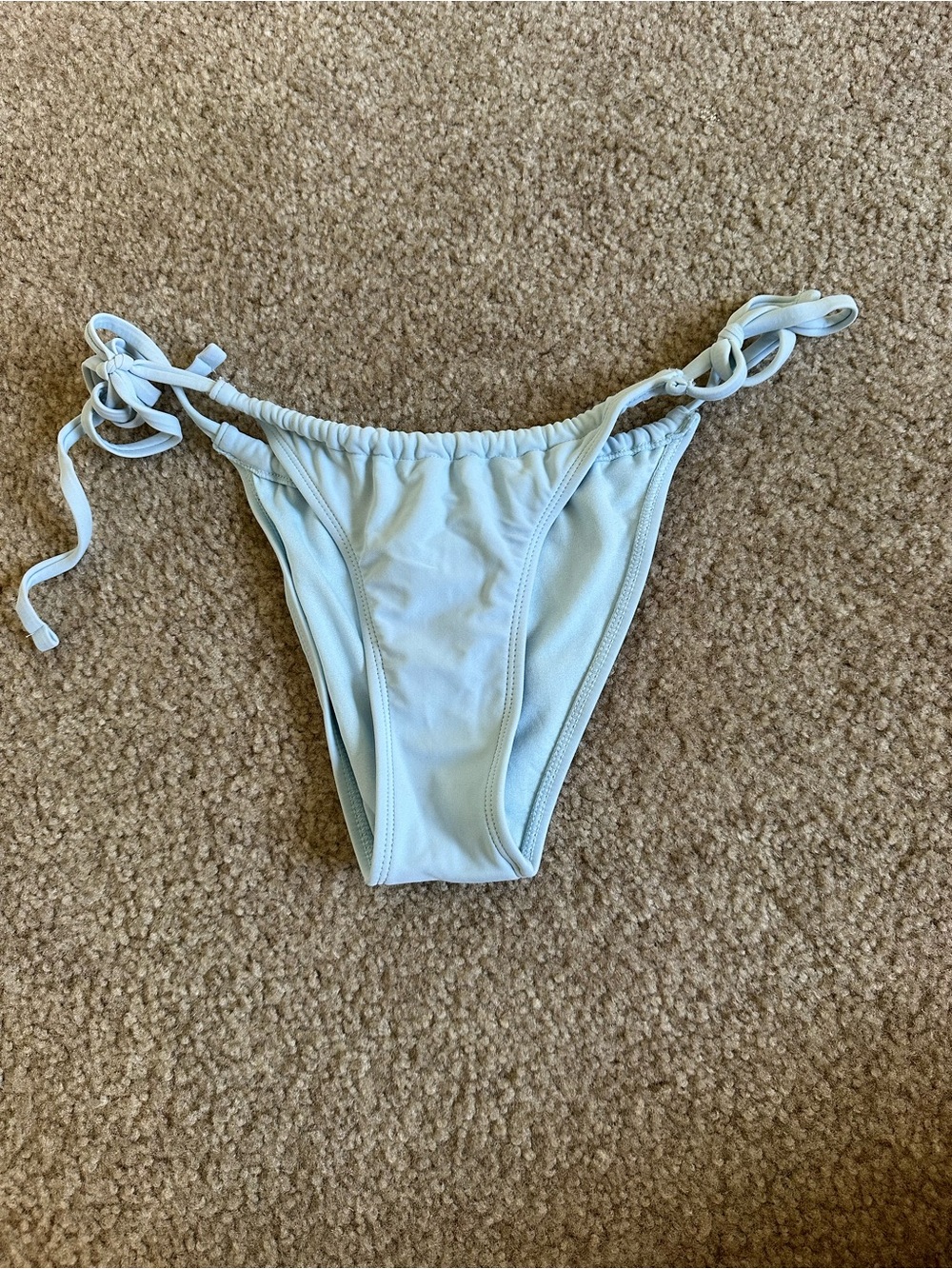 Xhilaration Light Blue Tie-Side Bikini Bottom